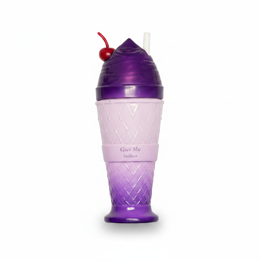 Ayelet pink-purple gradient ice cream cone perfume bottle playful design 100ml