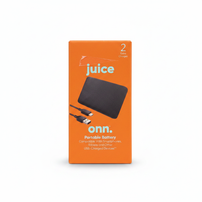 Onn Portable Battery 8000mAh compatible with Smartphones (New / Open Package)